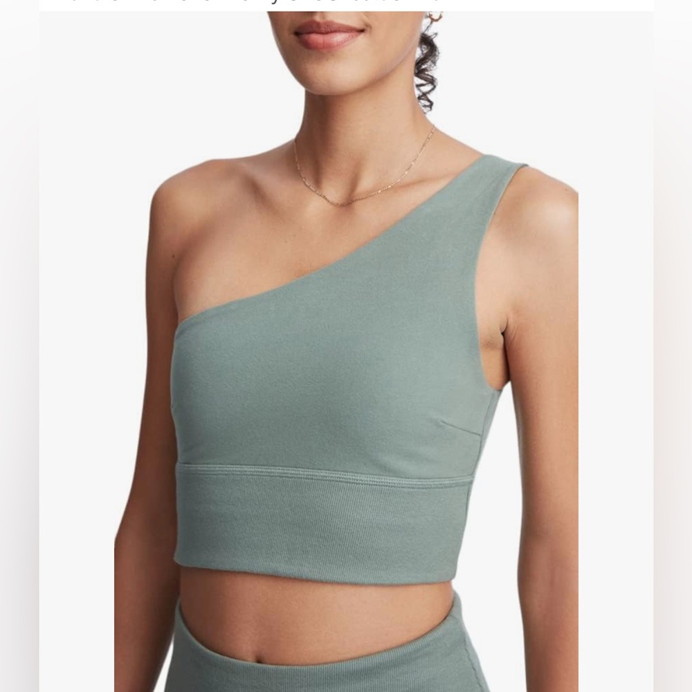 BANDIER Women's Cotton The Ivy One Shoulder Bra NWOT